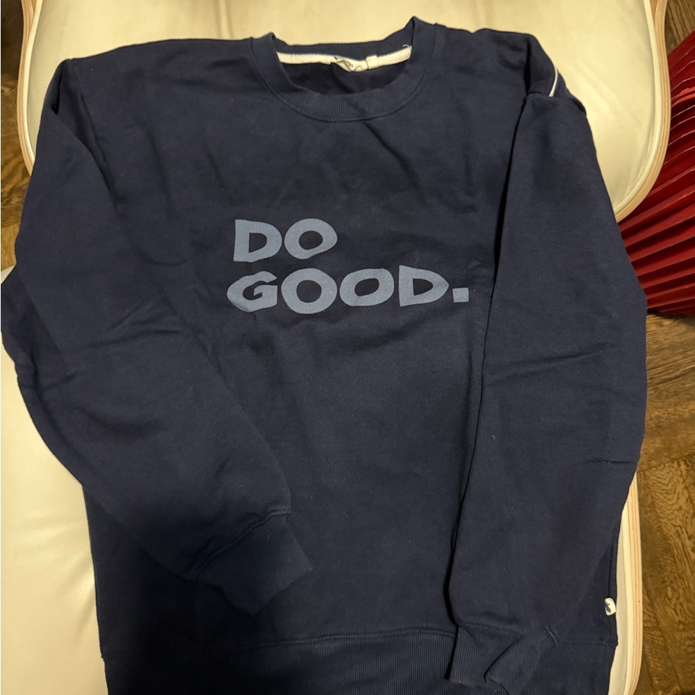 Cotopaxi Navy Blue 'Do Good' Sweatshirt